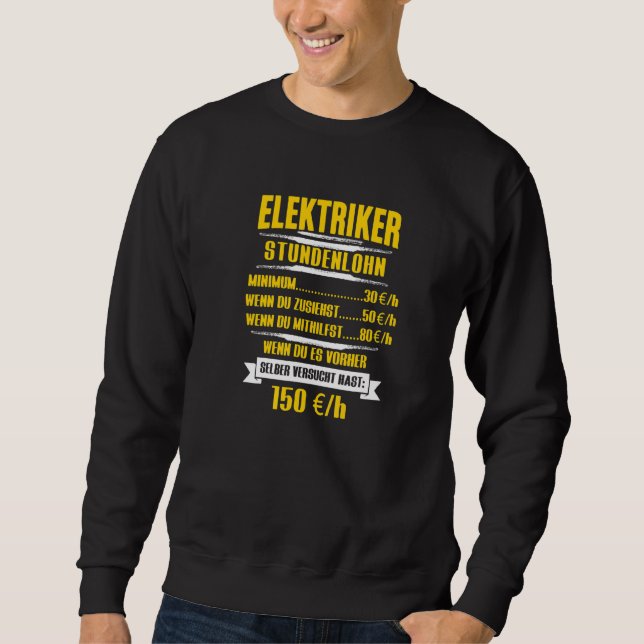 Sudadera Artesano Electronics Resisten Electricistas Por Ho (Anverso)