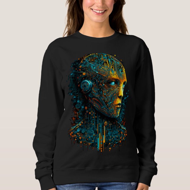Sudadera Artificial Intelligence  Computer Science  IT Prof (Anverso)