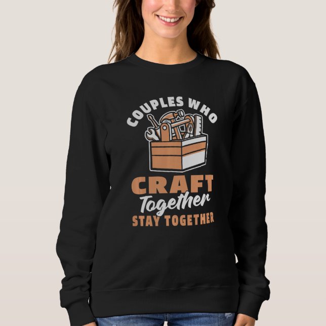 Sudadera Artisan Couple  Woodwork Craft Tradesman (Anverso)