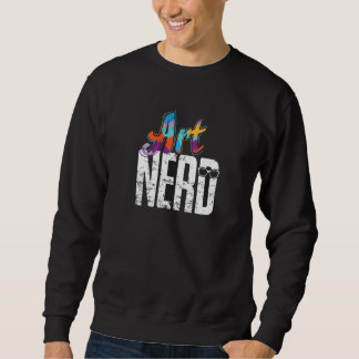 Sudadera Artist Nerd with Colors and Glasses