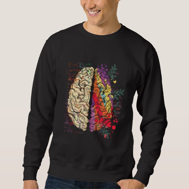 Sudadera Artist Painter Neuroscience Colorful Human Brain (Anverso)