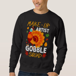 Sudadera Artista de maquillaje Gobble Squad Turquía Máscara