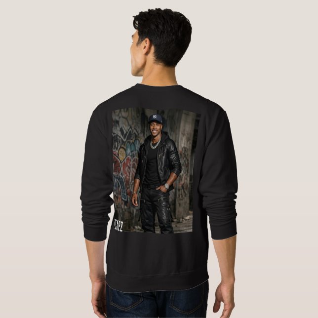 SUDADERA ARTISTA DE MÚSICA MSTR' M!ND (Reverso completo)