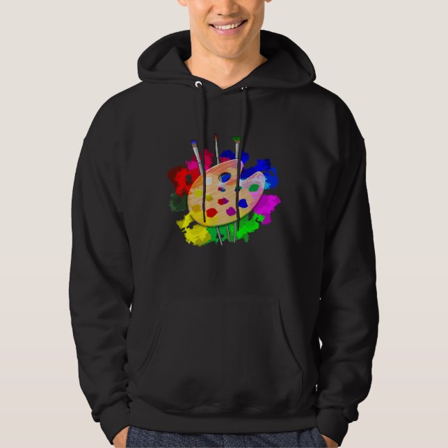 Sudadera Artista de paletas artísticas (Anverso)