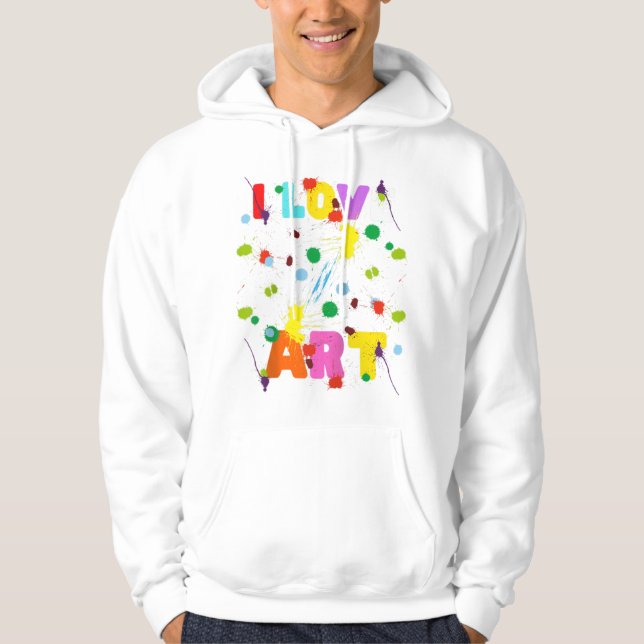 Sudadera Artista divertida profesora de arte Raglan (Anverso)