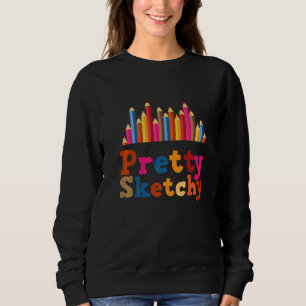Sudadera Artista gráfico de bonito cita a artista de Guay