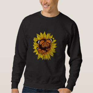 Sudadera Artista mariposa Florista Flor Amarilla Sunshine S