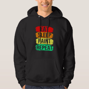Sudadera Artista pintador come el sueño repita