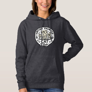 Sudadera Artista Pintor Gato Gato Divertido Gráfico - Artis