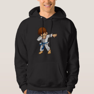 Sudadera Artistas marciales haciendo dabbing con Karate cin