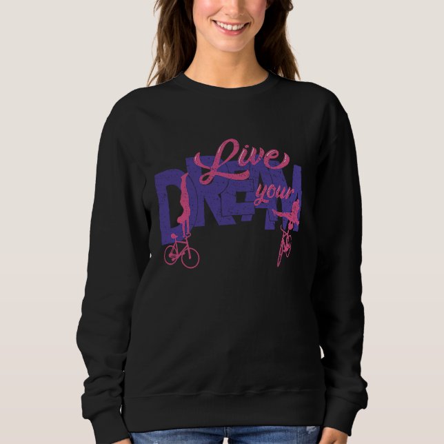 Sudadera Artistic Cycling Cycling Live Your Dream (Anverso)