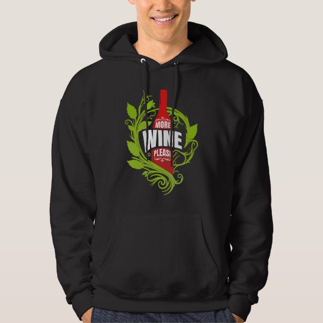 Sudadera Artistic Gatherings Of Lovable Wine Humorous Quote (Anverso)