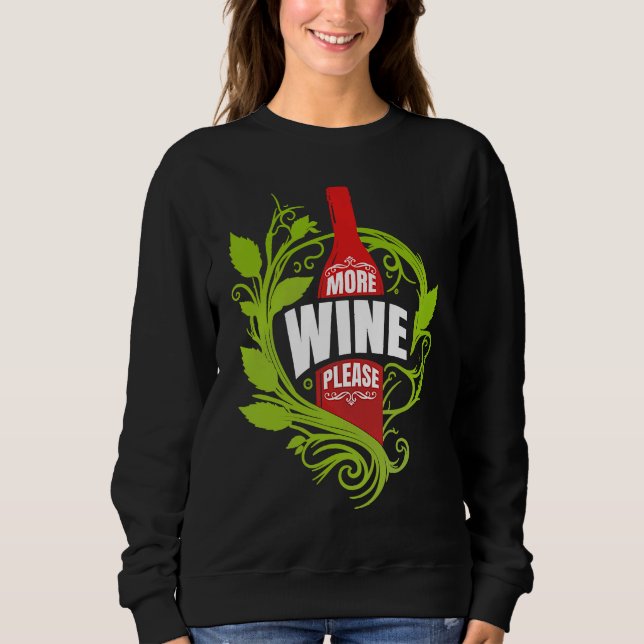Sudadera Artistic Gatherings Of Lovable Wine Humorous Quote (Anverso)