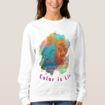 Sudadera artística de invierno acogedora
