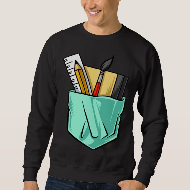 Sudadera Artists Artist Tools  Cute Pocket (Anverso)