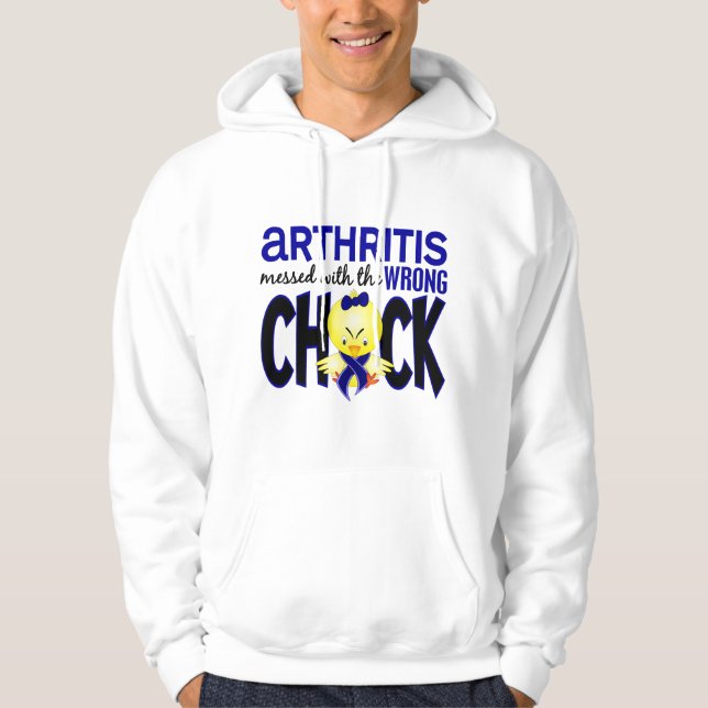 Sudadera Artritis ensuciada con el polluelo incorrecto (Anverso)