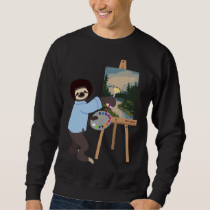 Sudadera Artworks Bubbling Stream Técnica de pintura rápida