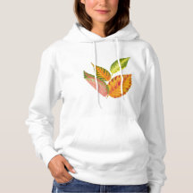 Arty Autumn en una Hoodie