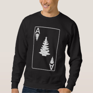 Sudadera As Of Hearts Jugando Tarjeta Árbol De Navidad Gif