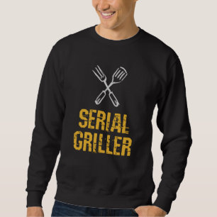 Sudadera Asador en serie Maestro de parrilla Cubiertos para