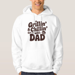 Sudadera Asando y relajándose con papá