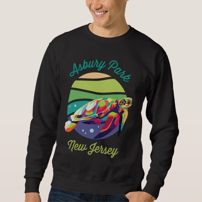 Sudadera Asbury Park  Sea Turtle Souvenir (Anverso)