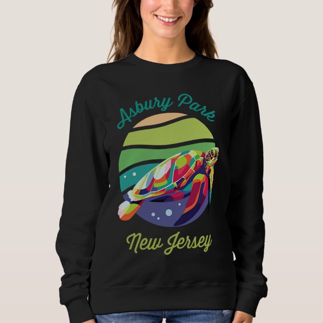 Sudadera Asbury Park  Sea Turtle Souvenir (Anverso)