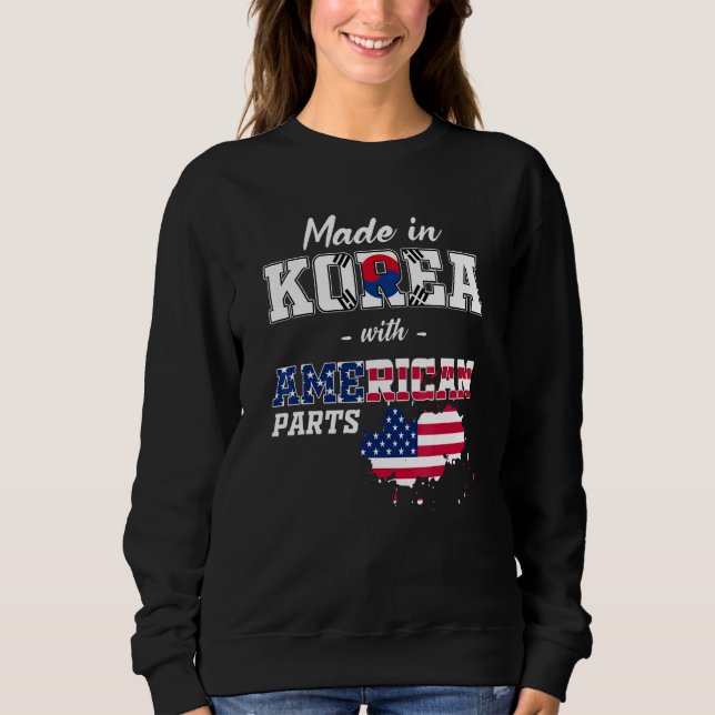 Sudadera Ascendencia de partes coreano americano Corea del  (Anverso)