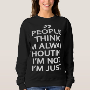 Sudadera Ascendencia Escocesa No Estoy Gritando Soy Escocés