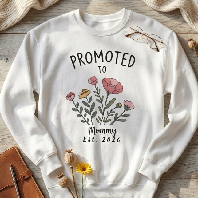 Sudadera Ascendida a estilo de año establecido de floral de (Subido por el creador)