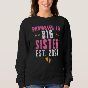 Sudadera Ascendida a Hermana Mayor 2023 Linda Voy a Ser Una