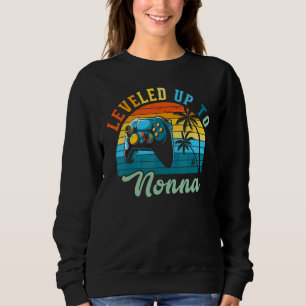 Sudadera Ascendido a Anuncio de Nacimiento de Nonna para Mu