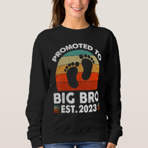 Sudadera Ascendido a hermano mayor  Voy a ser un hermano ma