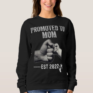 Sudadera Ascendido a Mamá 2022 Nueva Mamá 2022 Día de la Ma