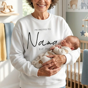 Sudadera Ascendido a Nana Diseño de Guión de Familia Acoged