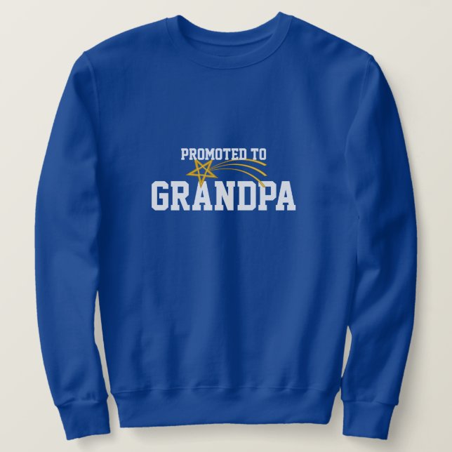 Sudadera Ascendido al abuelo (Anverso del diseño)