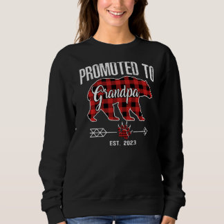 Sudadera Ascendido Al Abuelo 2023 De Pajama Red Plaid Bu