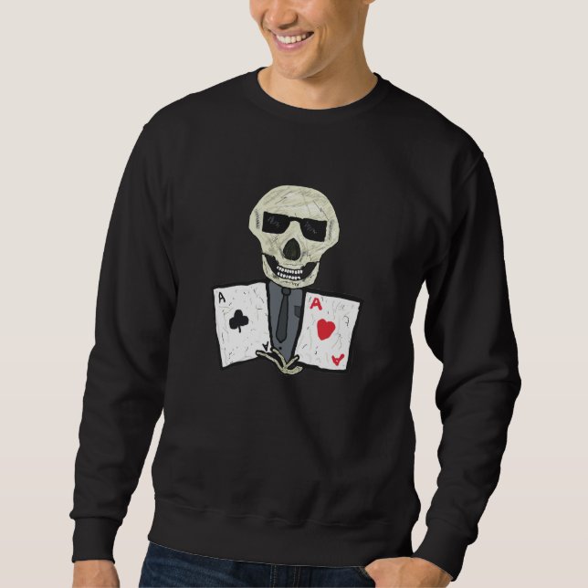 Sudadera Ases del jugador de póquer (Anverso)
