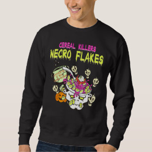 Sudadera Asesino de cereales Zombies Horror Pun Cereal Alim