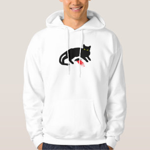 Sudadera Asesino de gato negro instantáneo Gótico de Punk d
