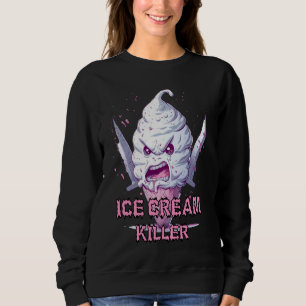 Sudadera Asesino de helados enojado Gangster de helados