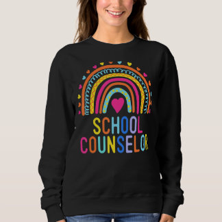Sudadera Asesora Escolar Agradeciendo El Arcoiris De Nuevo
