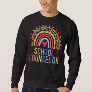 Sudadera Asesora Escolar Agradeciendo El Arcoiris De Nuevo