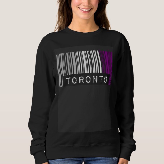 Sudadera Asexual Barcode Pride Toronto Canada Cute Ace Aest (Anverso)