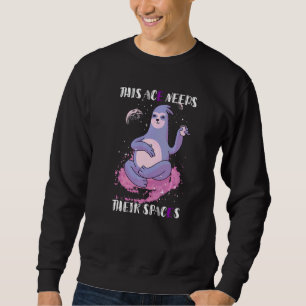 Sudadera Asexual Este Ace Necesita Sus Espacios Galaxia Per