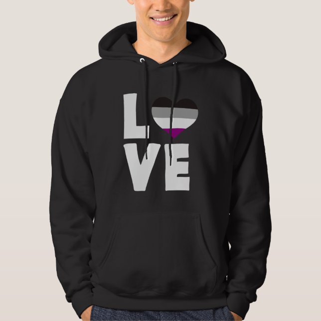 Sudadera Asexual Love  1 (Anverso)