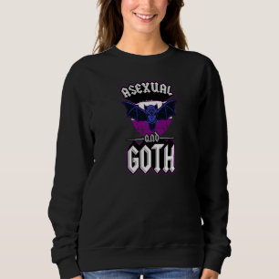Sudadera Asexual Y Gótico Gótico Emo Bat Orgullo Lgbtq Hall