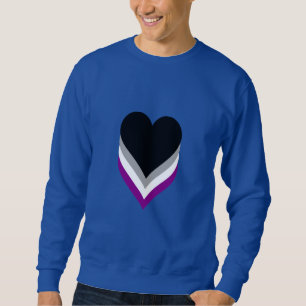 Sudadera Asexualidad corazones de orgullo Sweshirt