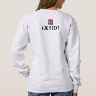 Sudadera Ash Gray Back Side Print Clothing