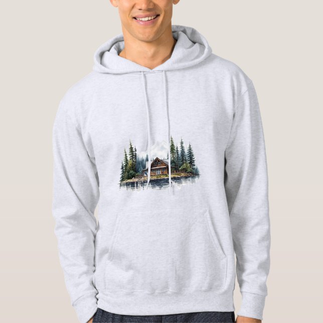 Sudadera Ash Grey Mountain Retreat  (Anverso)